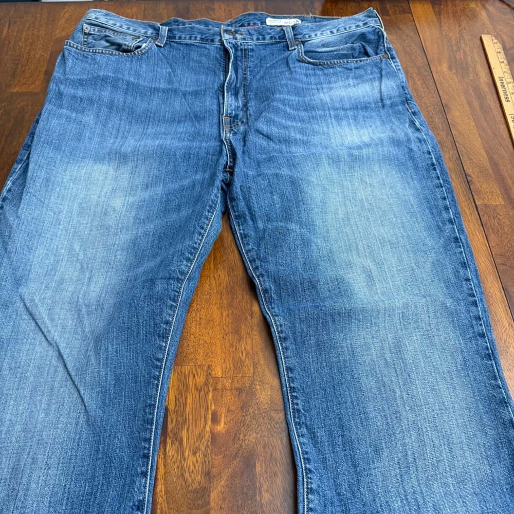 CREMIEUX Mens Bootcut Premium Denim Jeans 40 30 Blue Wash‎ - Picture 3 of 7